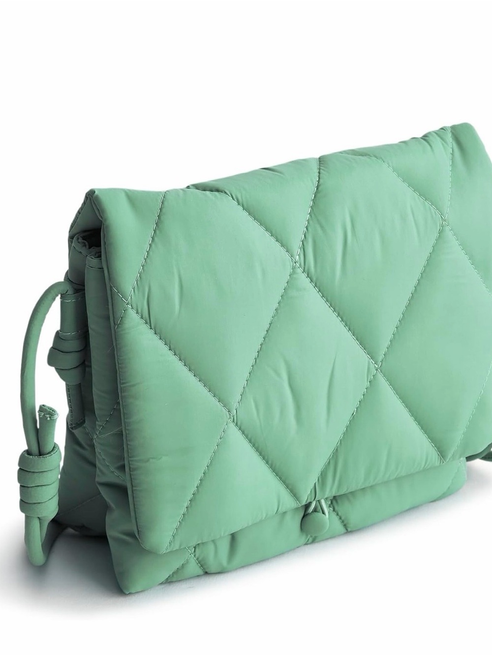 New Vera Bradley Quilted Teal/Mint color adjustable Shoulder Bag